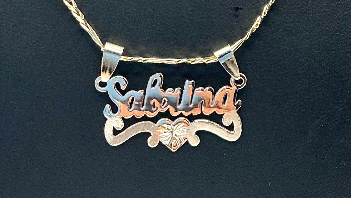Pendant name 10k