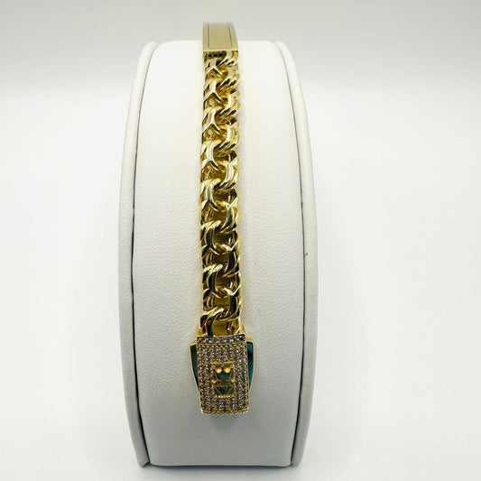 Laser Engravable Bracelet in 10K Gold - No.1