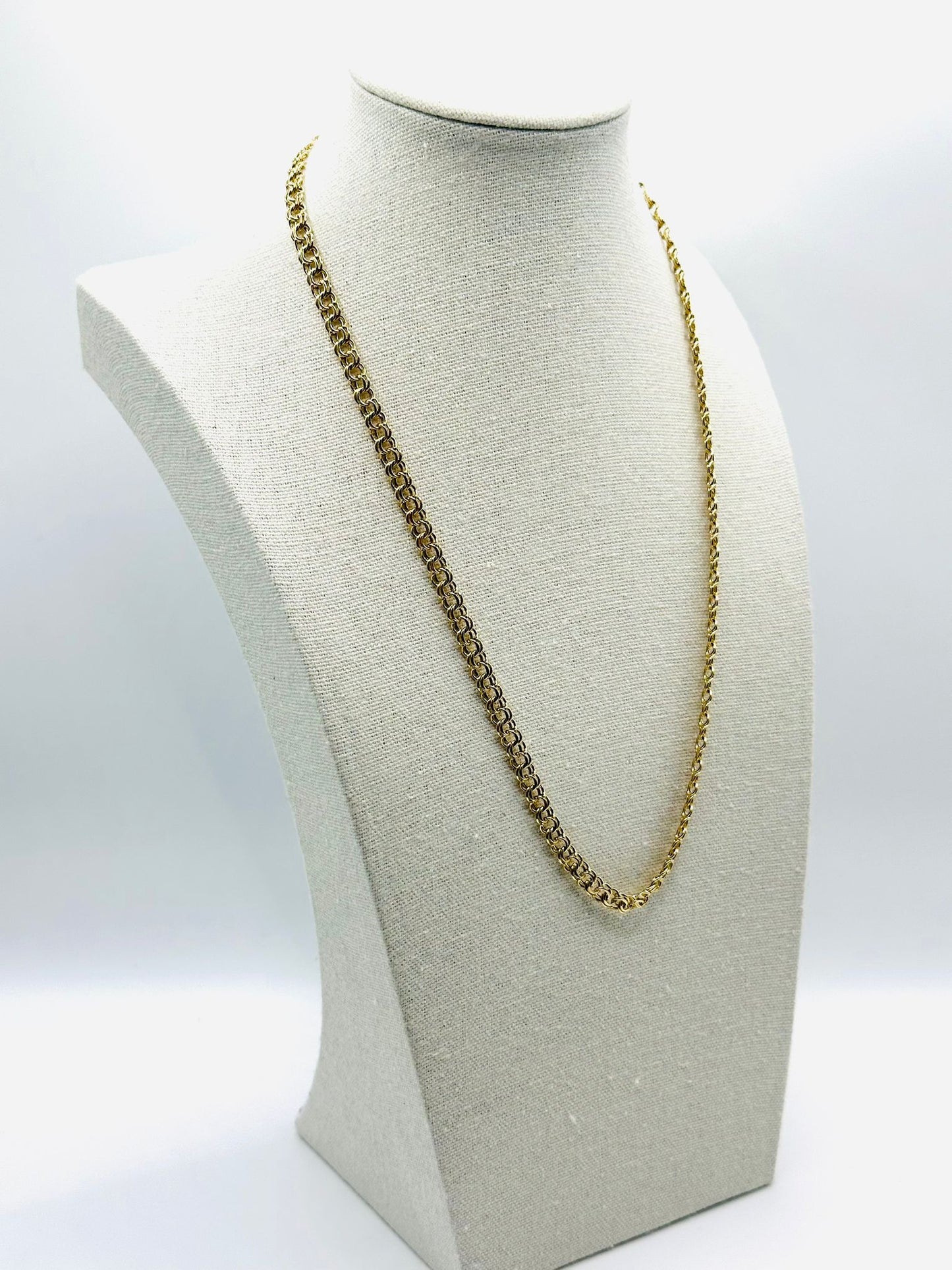 Chino Link Chain in 10K Gold - No.1