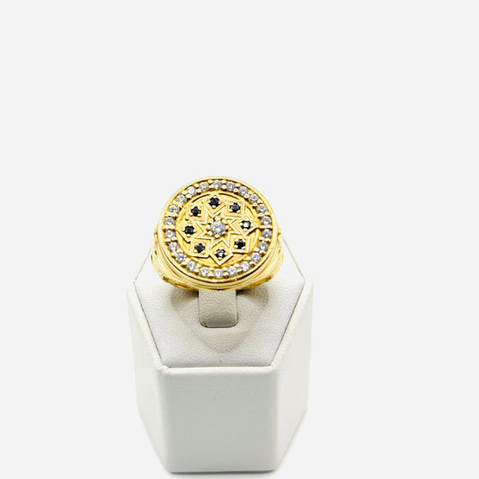 Roseta Men's Ring in 14K Gold - No.1