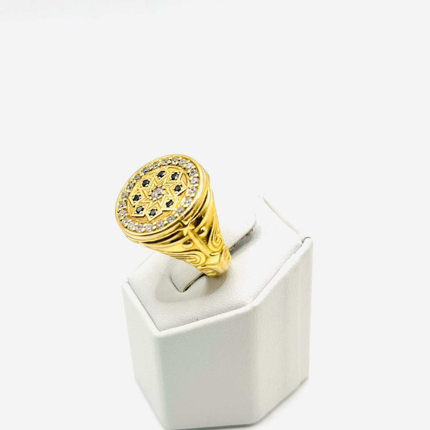 Roseta Men's Ring in 14K Gold - No.1