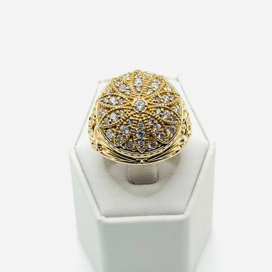 Roseta Men's Ring in 14K Gold - No.2