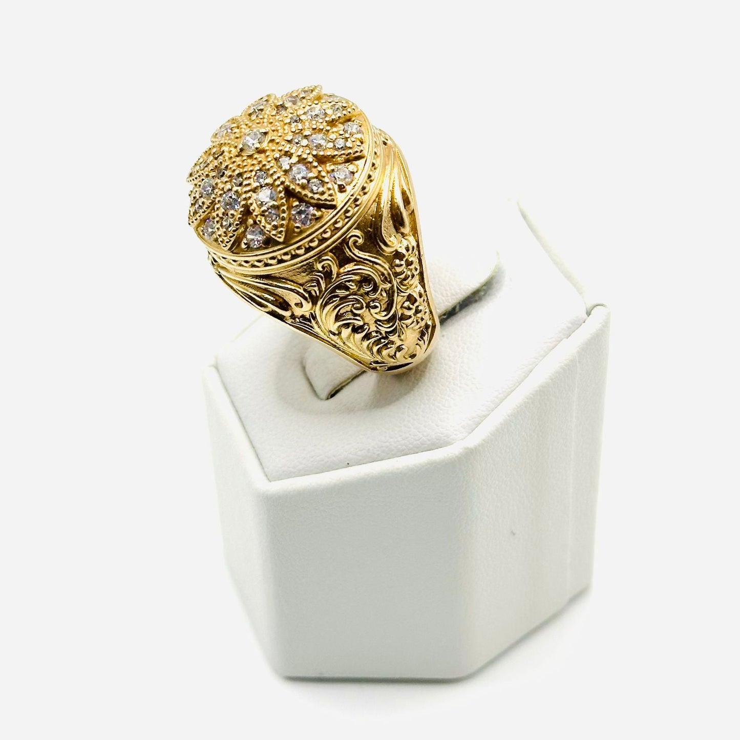 Roseta Men's Ring in 14K Gold - No.2