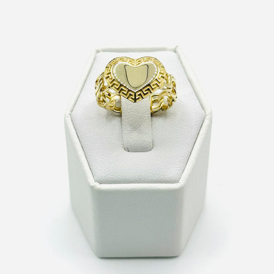 Designer Heart Women's Ring in 10K Gold -No.1