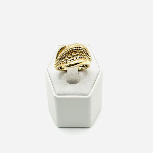 Designer Filigree Women's Ring in 14K Gold - No.6