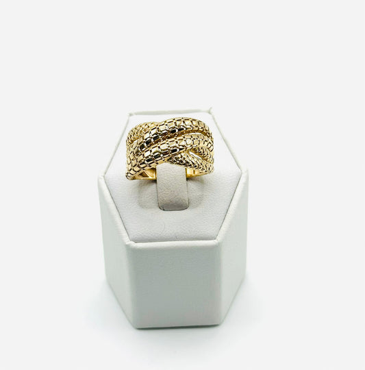 Designer Filigree Women's Ring in 14K Gold - No.5