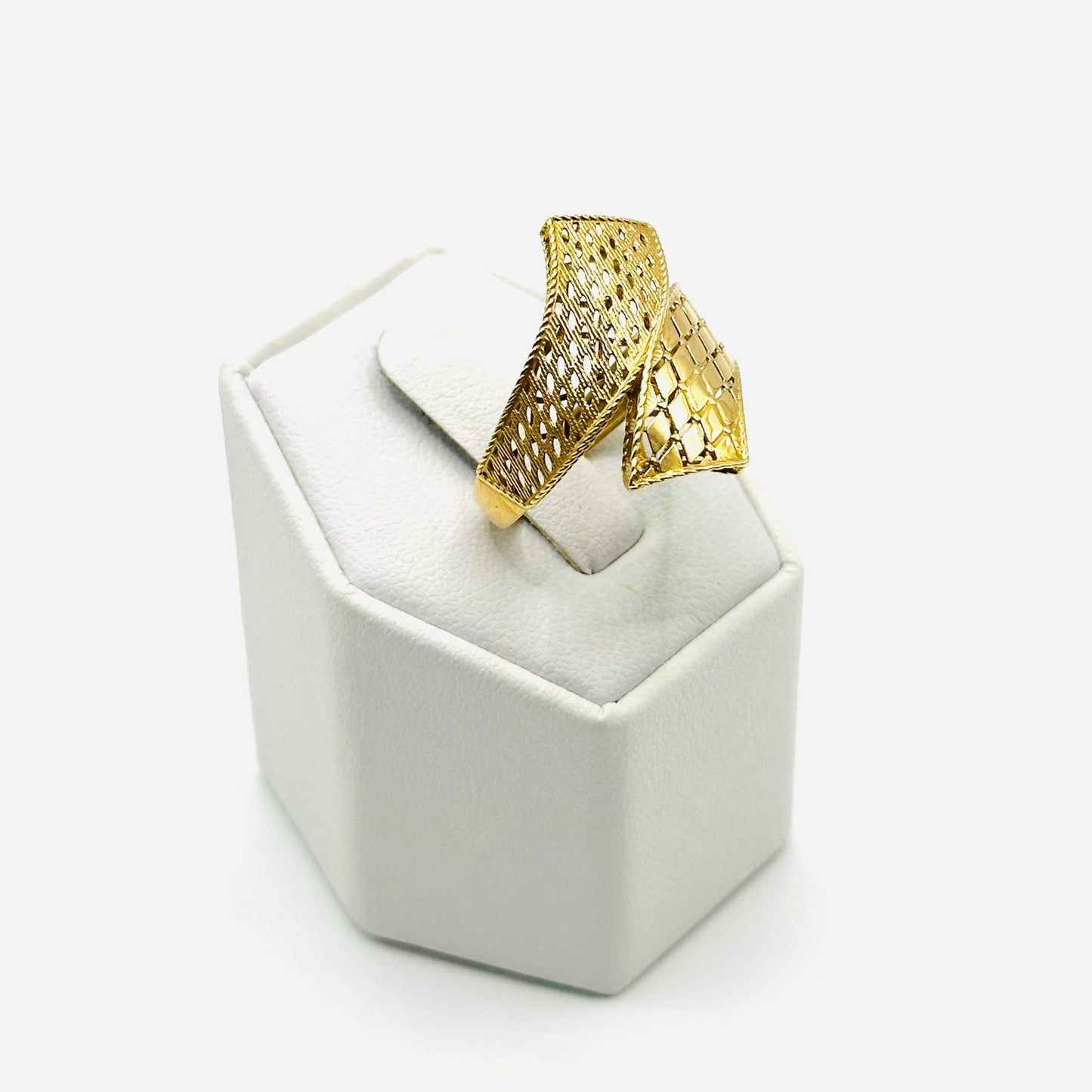 Designer Filigree Women's Ring in 14K Gold - No.4