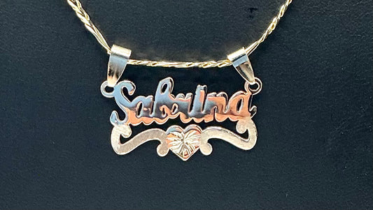 Pendant name 10k