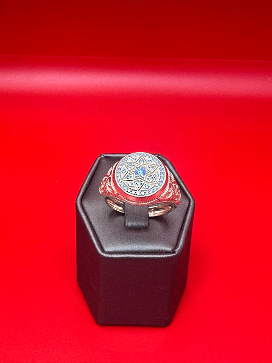 Anchor Men's Ring in 10K Gold