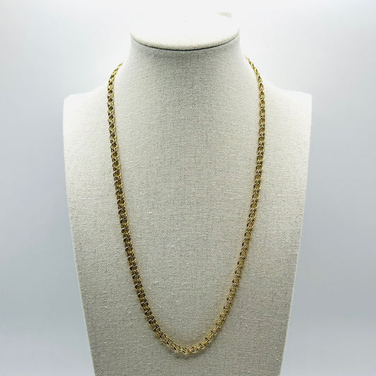 Chino Link Chain in 10K Gold - No.1