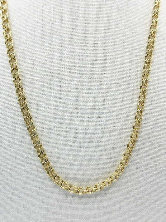 Chino Link Chain in 10K Gold - No.1